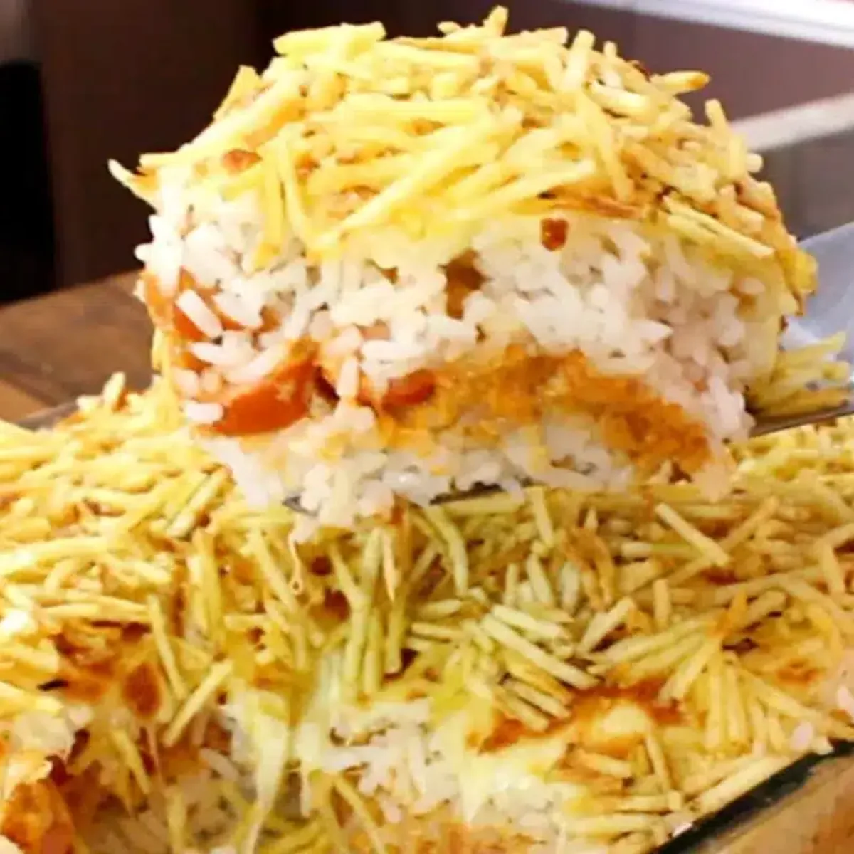 Arroz de forno completo e bem recheado