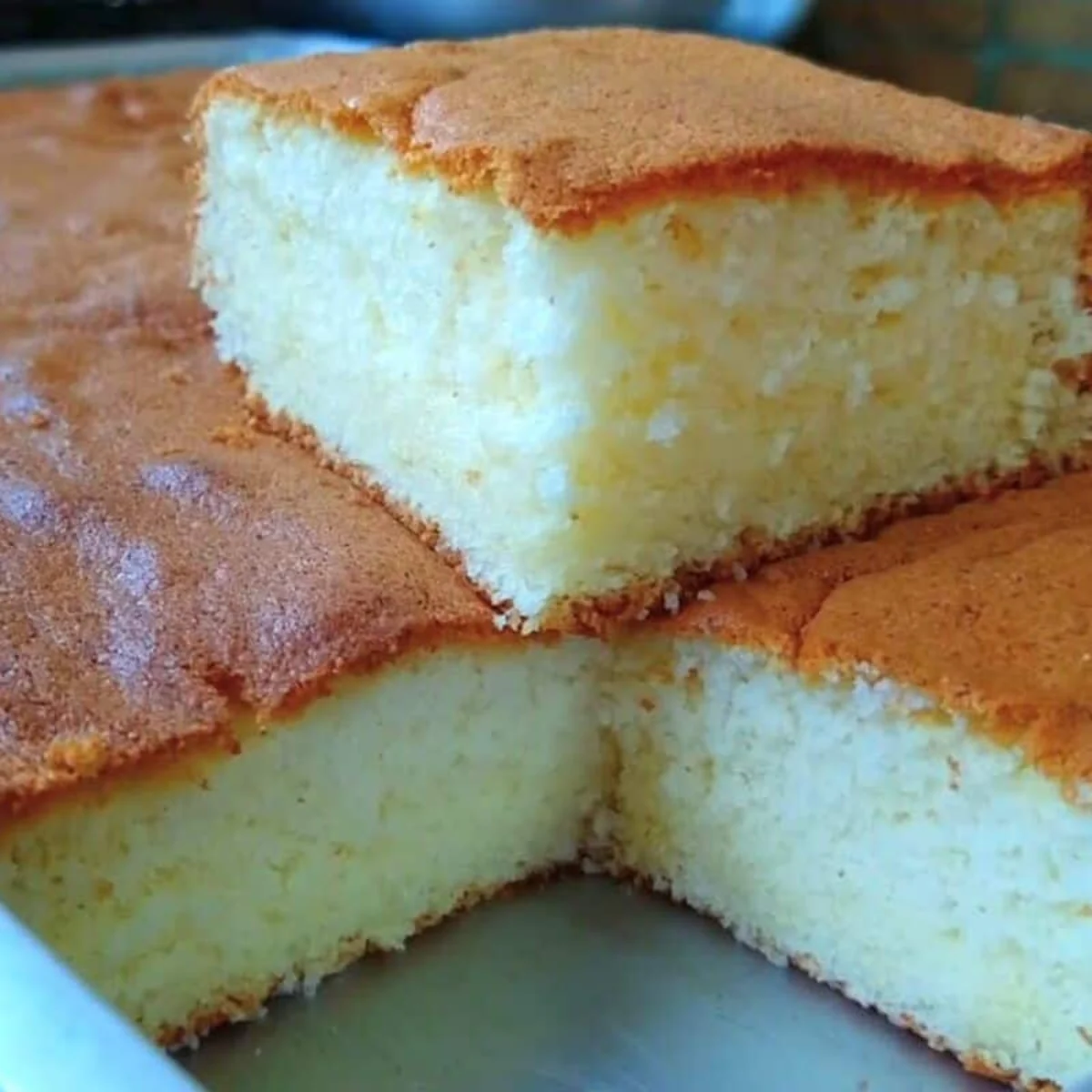 Bolo sem farinha de trigo e sem fubá, feito com crem