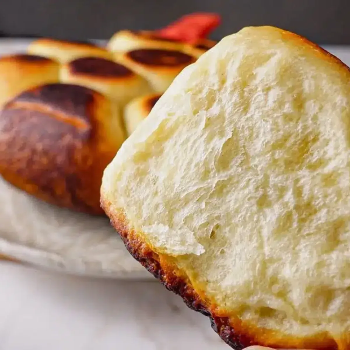 Pão caseiro de panela rápido e sem forno