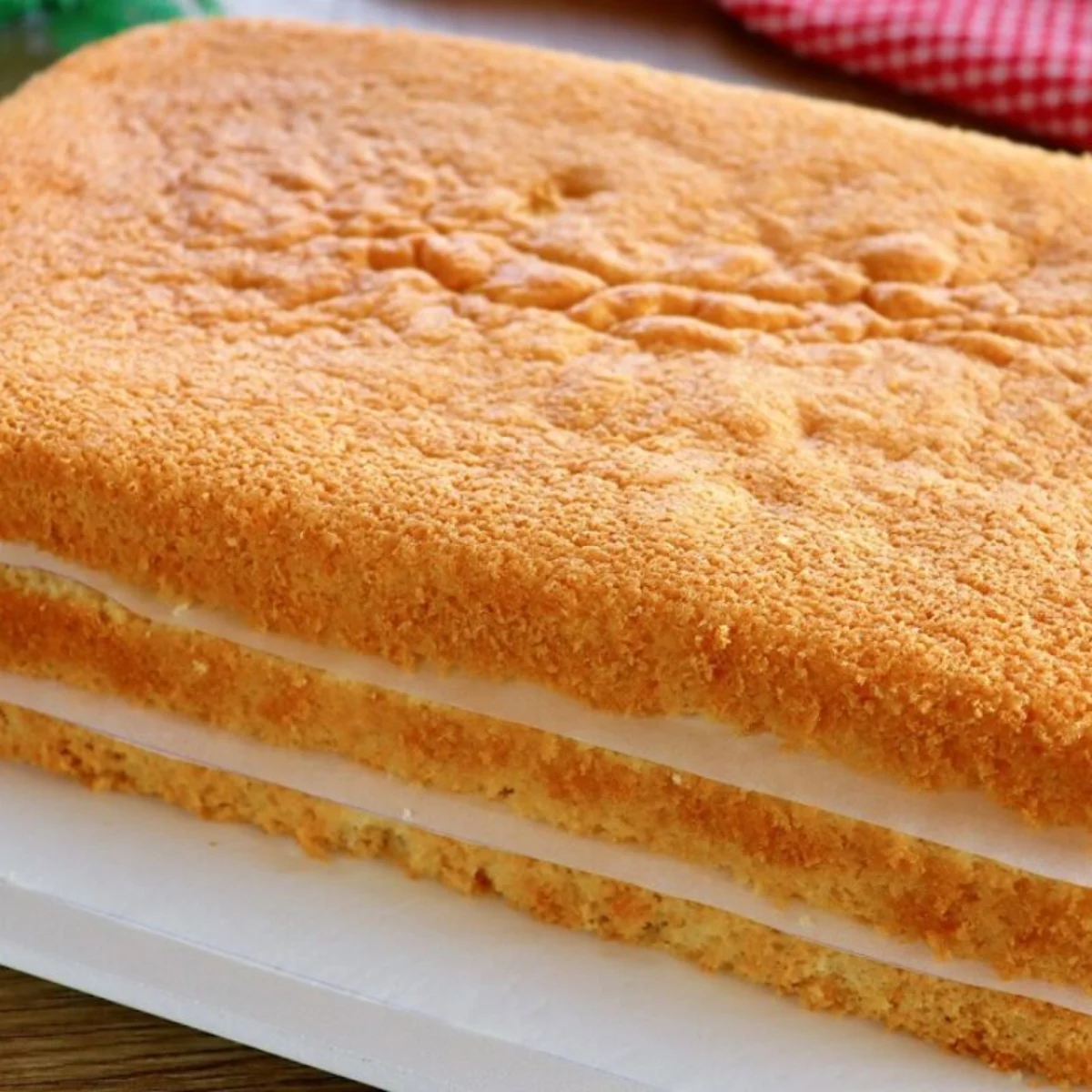 Pão de ló profissional que fica grandão e muito fofi
