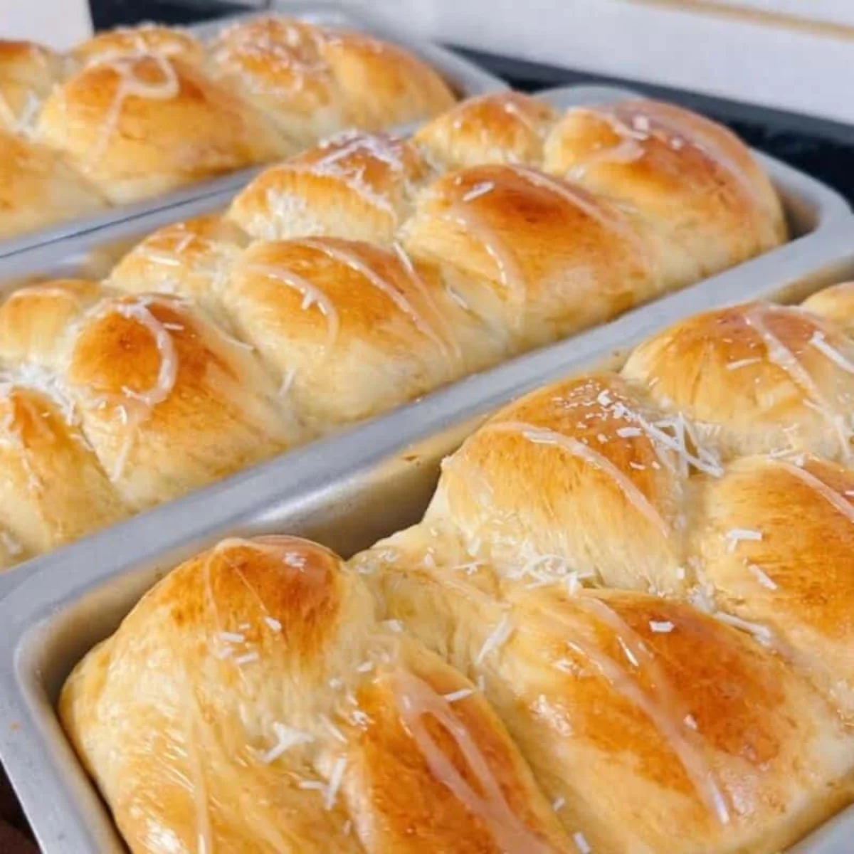 Pão doce caseiro fofinho com cobertura especial de p