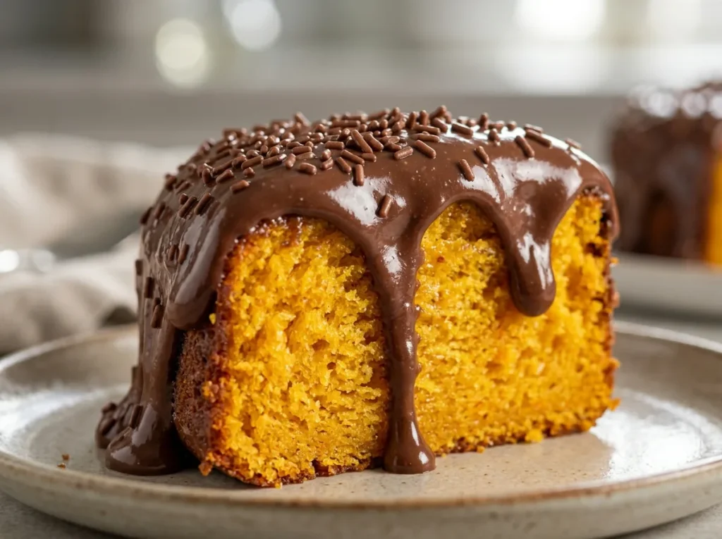 Bolo de Cenoura de Liquidificador