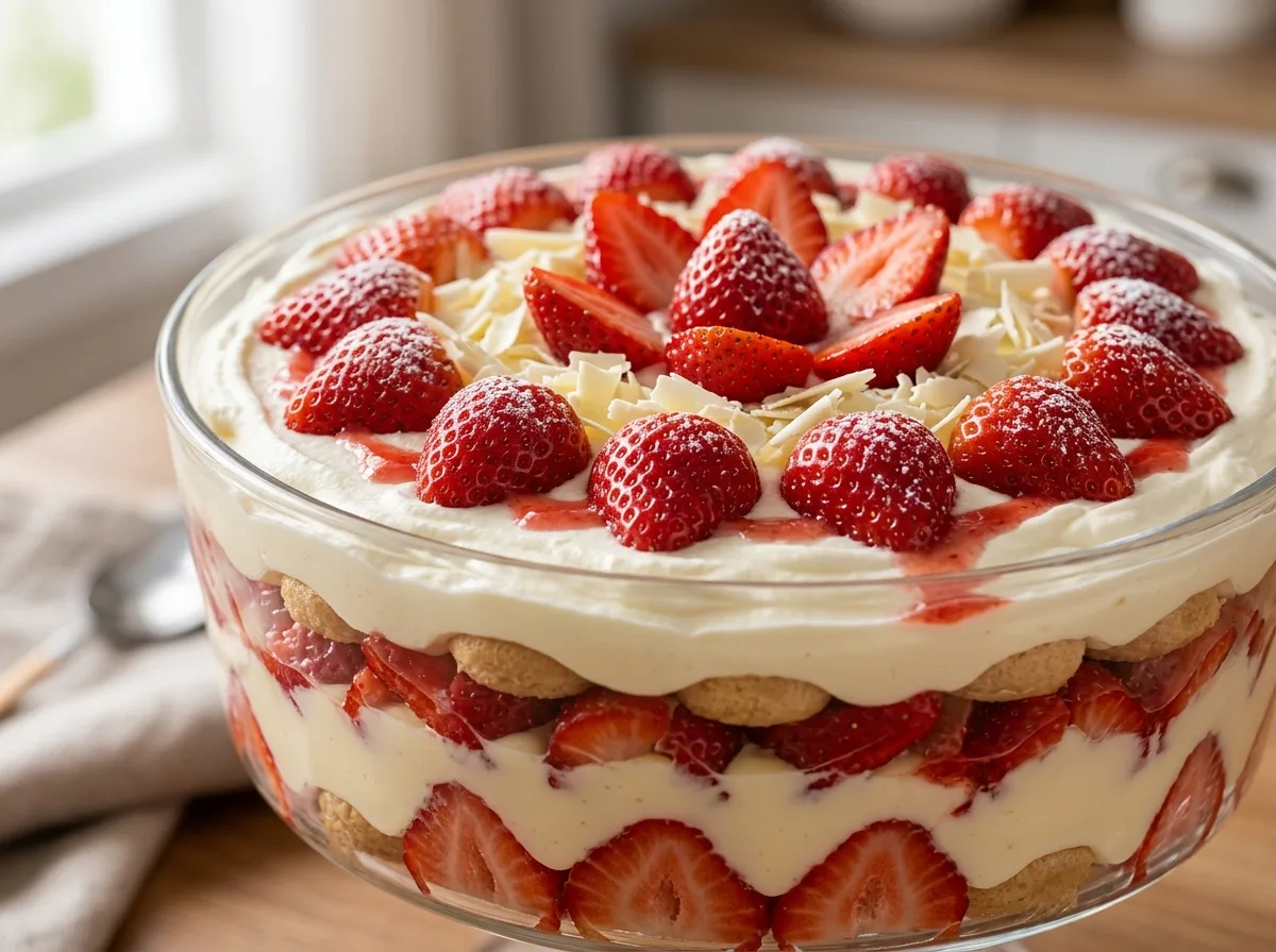 Pavê de Morango Especial de Domingo