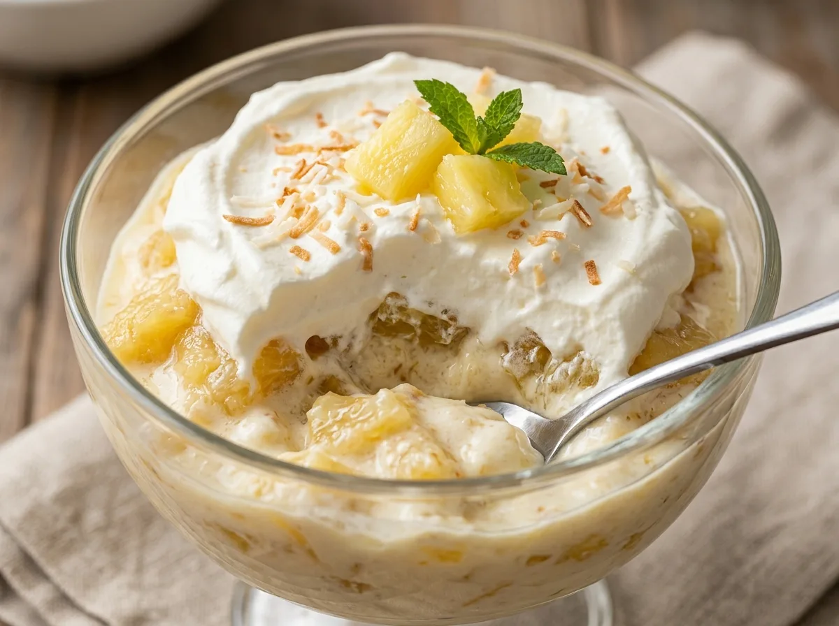 Gelado de Abacaxi Fácil