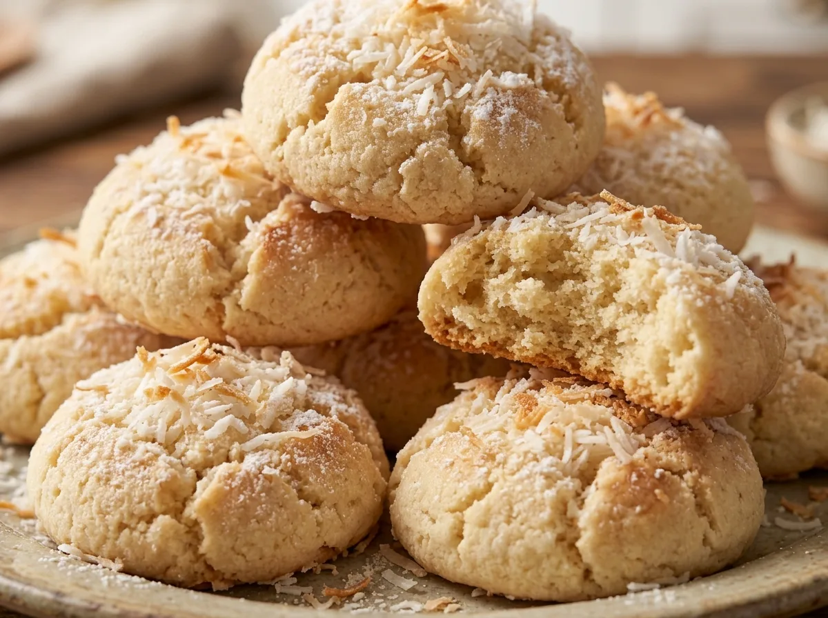 Biscoito de Coco que Derrete na Boca
