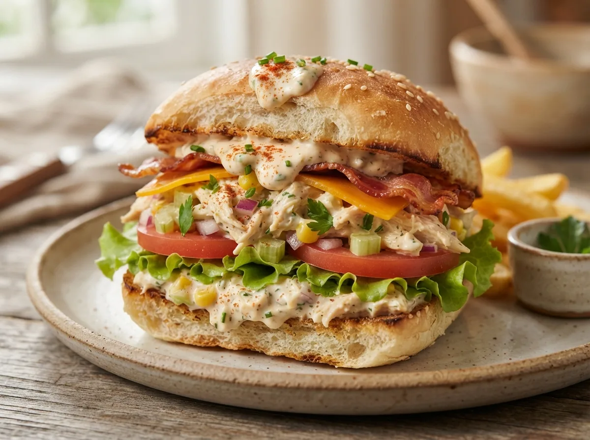 Sanduíche de Frango Completo