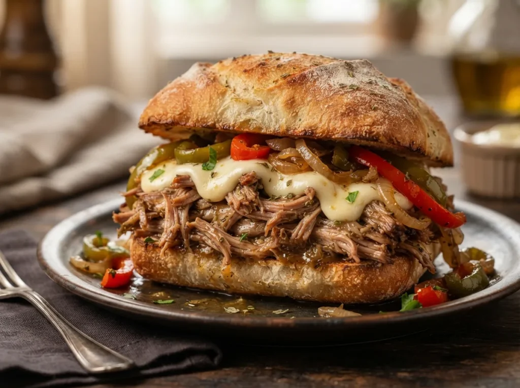 Sanduíche de Pernil Artesanal