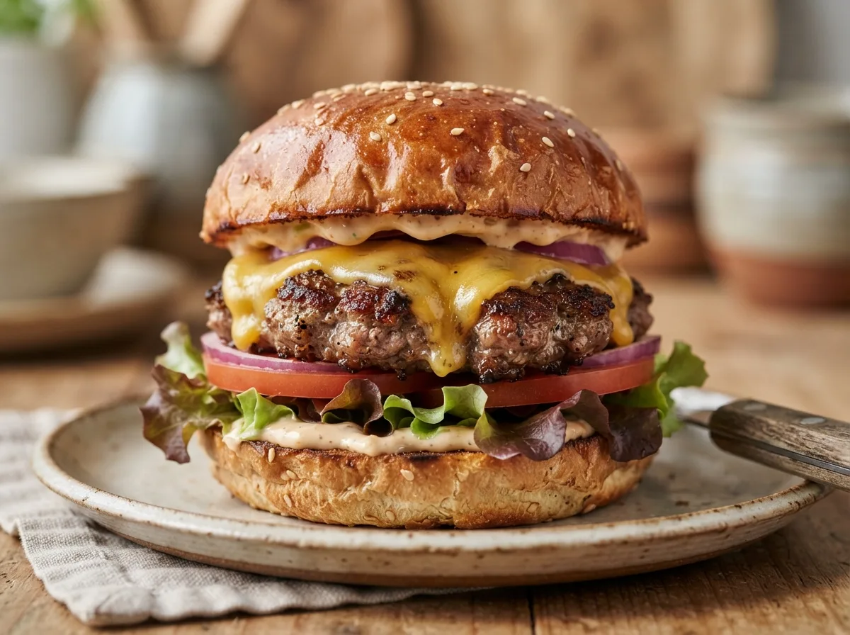 Cheeseburger Caseiro Artesanal