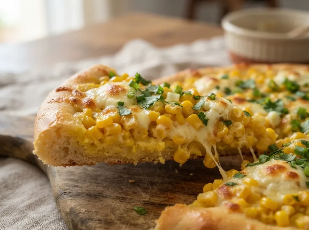 Pizza de Milho de Liquidificador