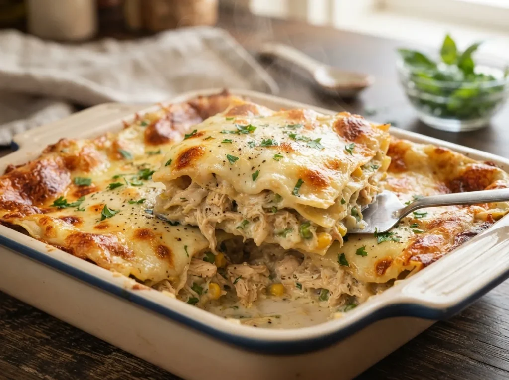 Lasanha de Frango Cremoso