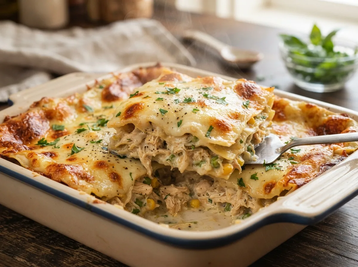 Lasanha de Frango Cremoso