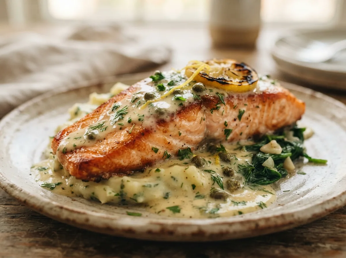 Salmão com Molho de Limão