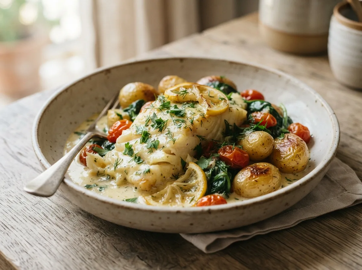 Bacalhau com Molho de Limão