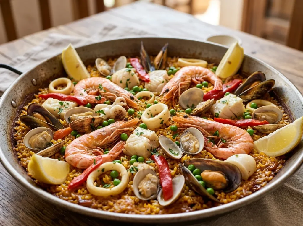 Paella de Frutos do Mar Especial