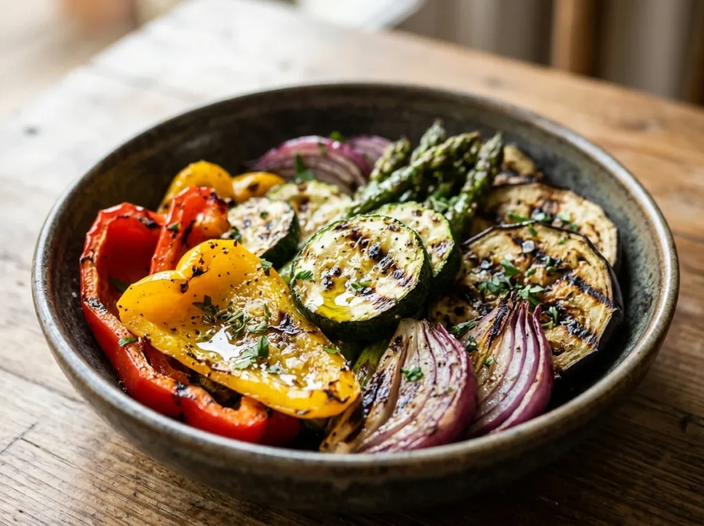 Legumes Grelhados na Brasa