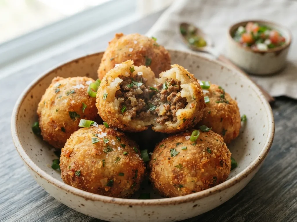 Bolinho de Carne Rápido