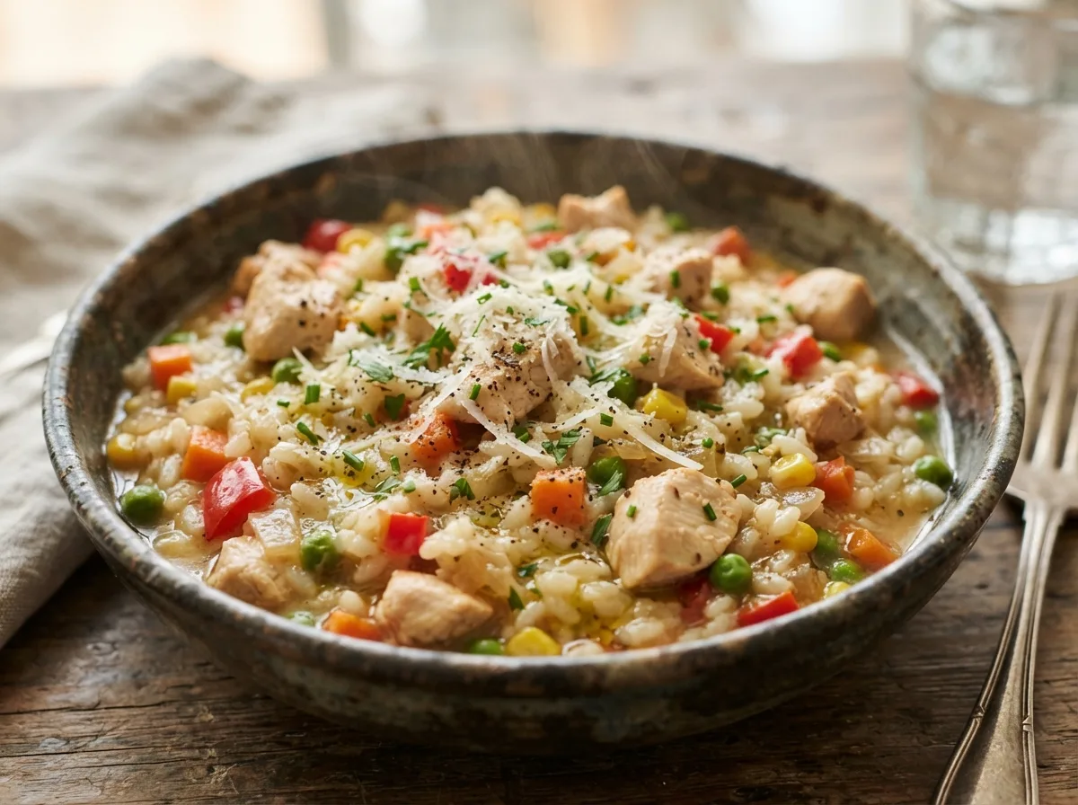 Risoto de Frango Completo