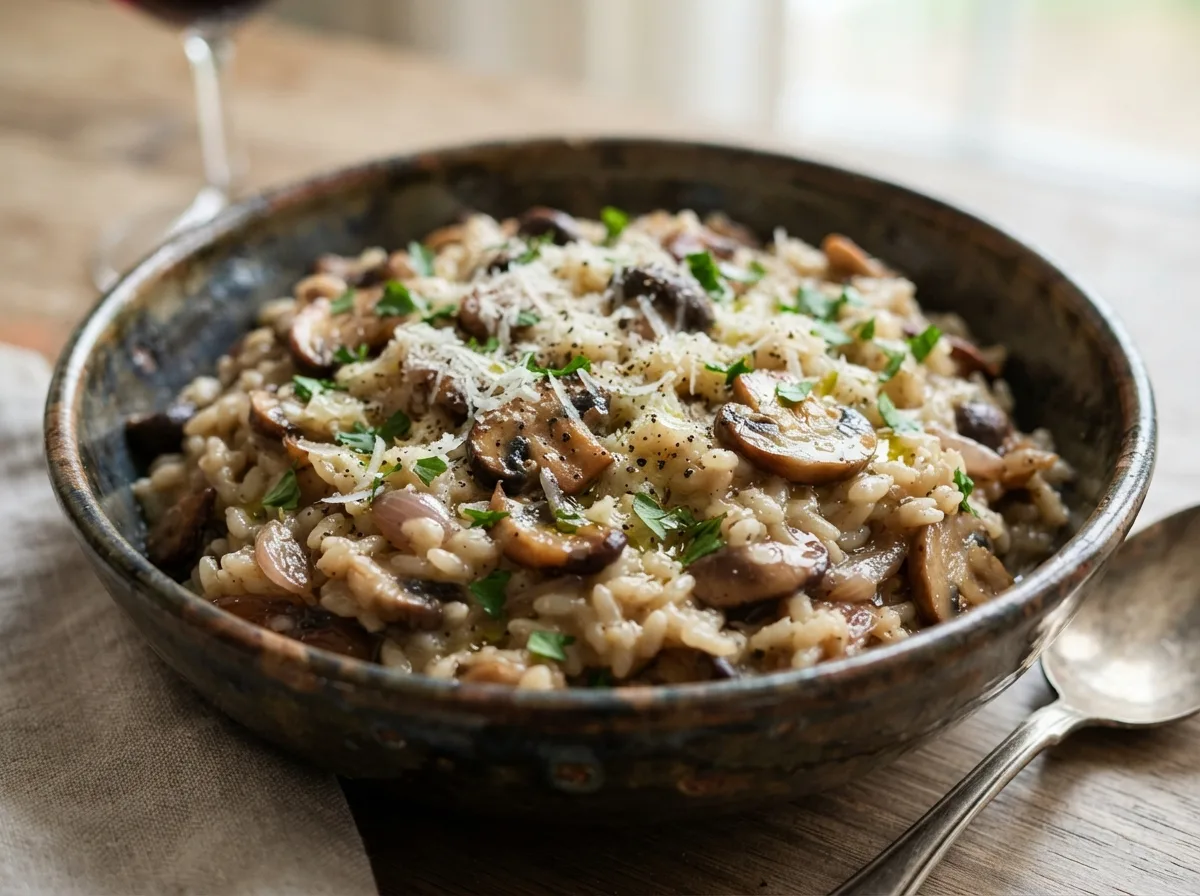 Risoto de Cogumelos Soltinho