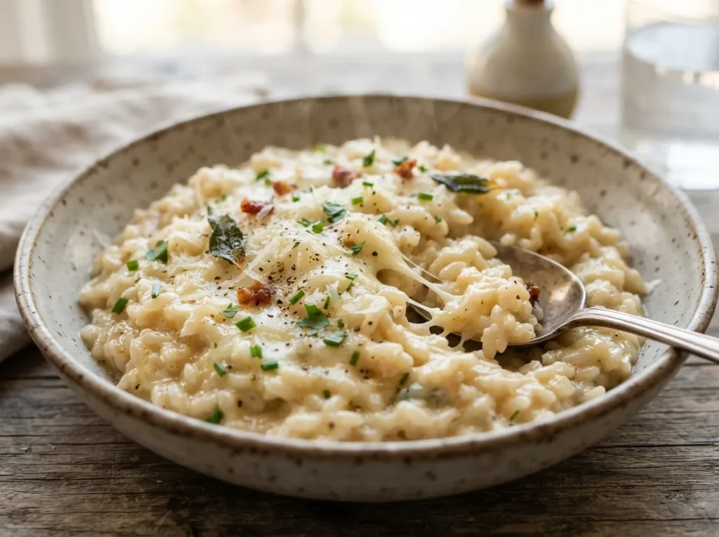 Risoto de Queijo Soltinho