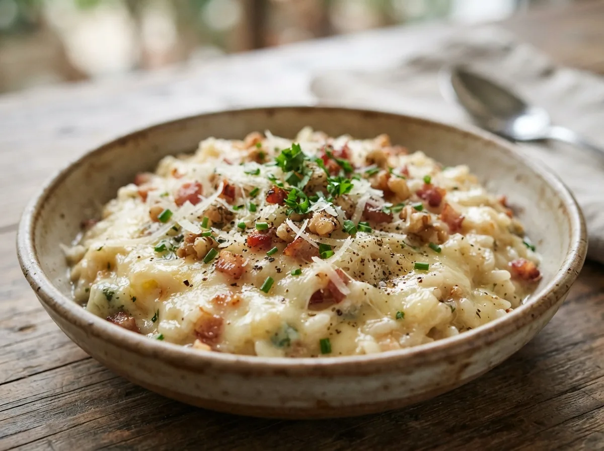 Risoto de Queijo Completo
