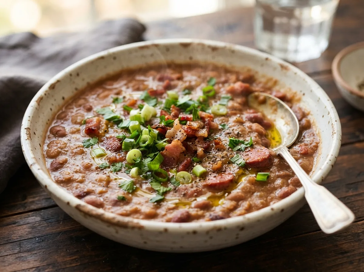 Sopa de Feijão Bem Temperado