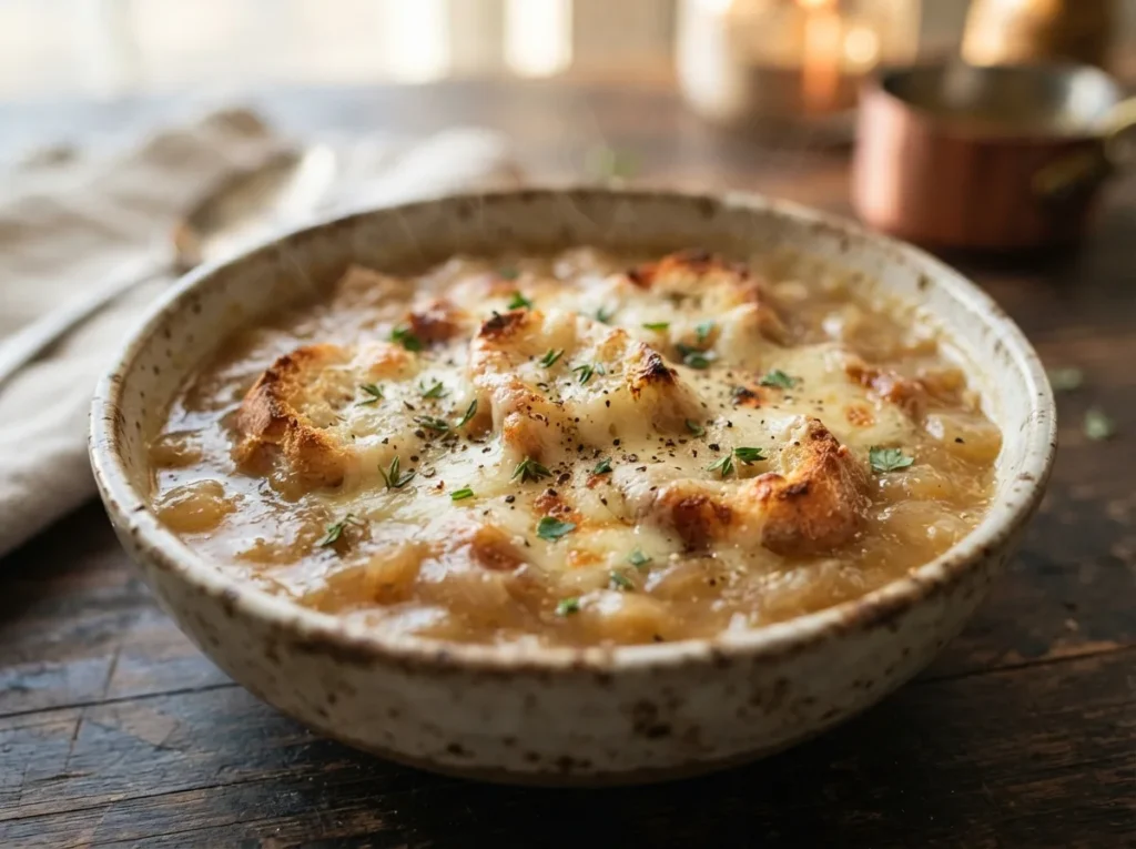 Sopa de Cebola Cremoso