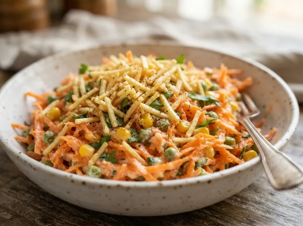 Salada de Cenoura Refrescante