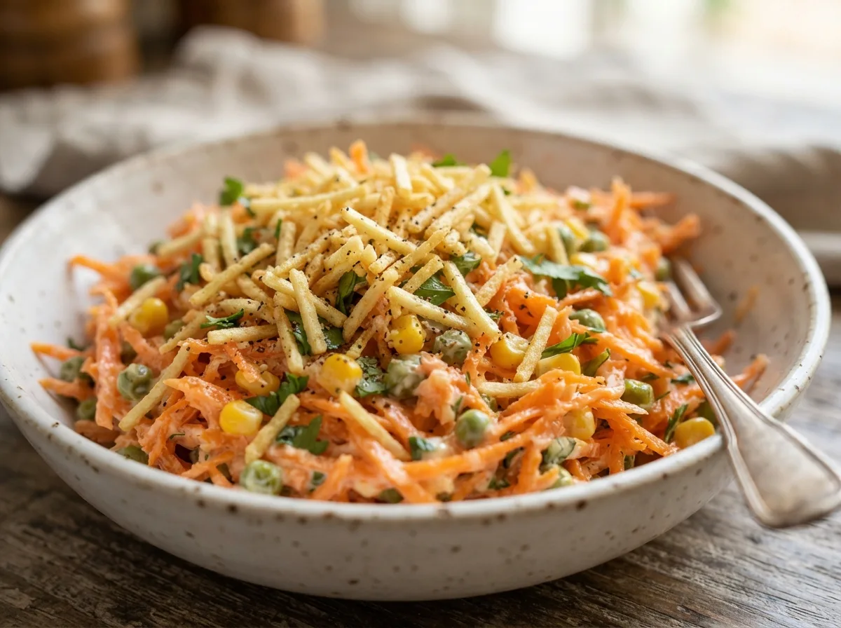 Salada de Cenoura Refrescante