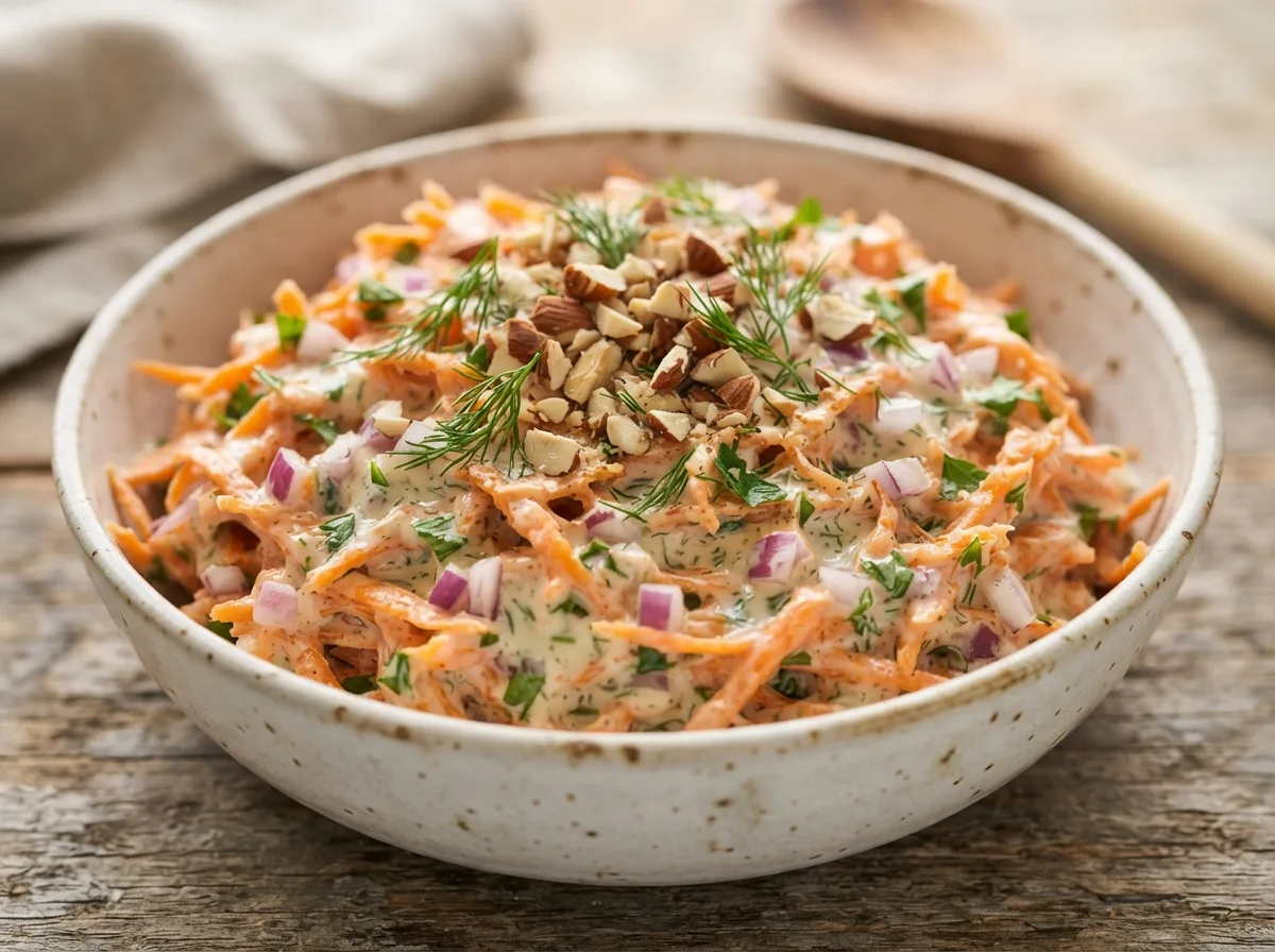 Salada de Cenoura com Molho Especial