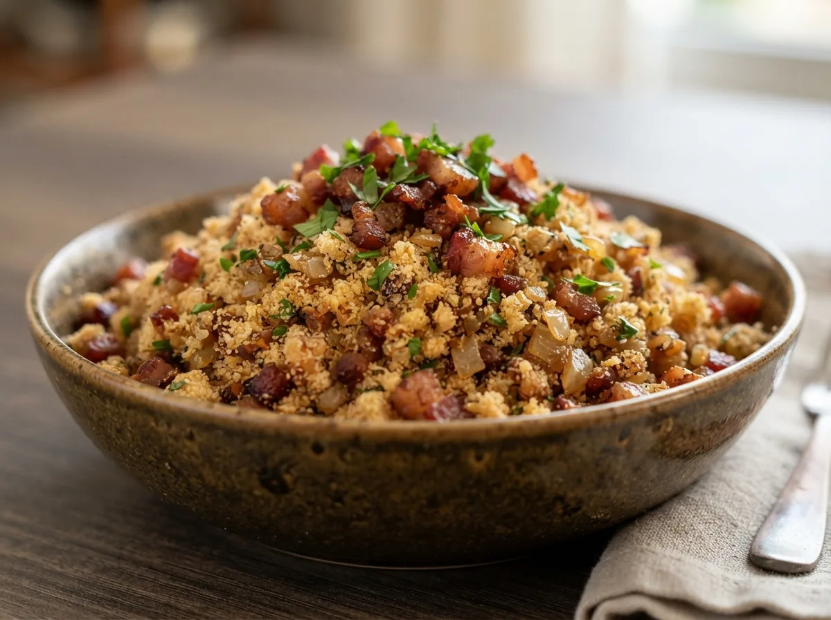 Farofa de Bacon Fácil