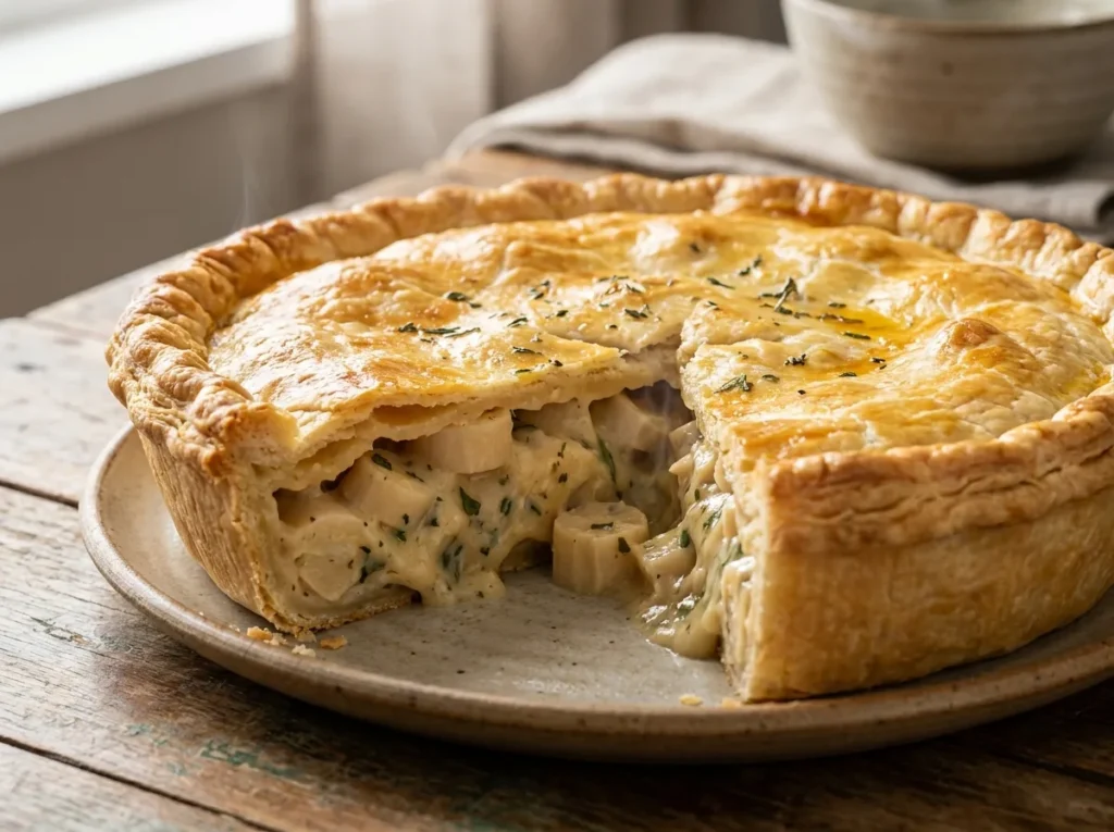 Torta de Palmito Rica em Sabor