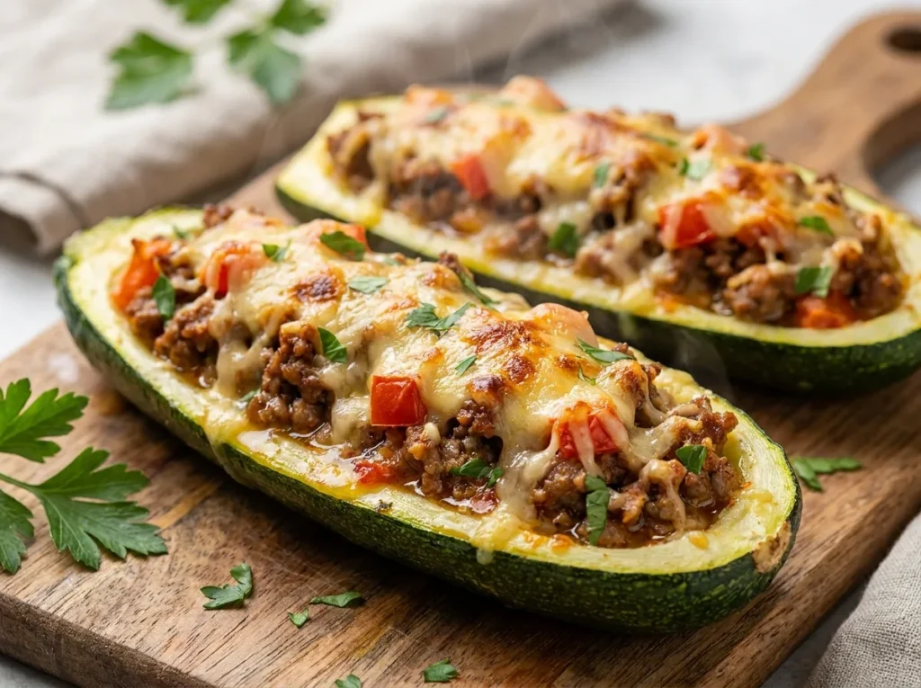 Abobrinha Recheada Rica em Sabor