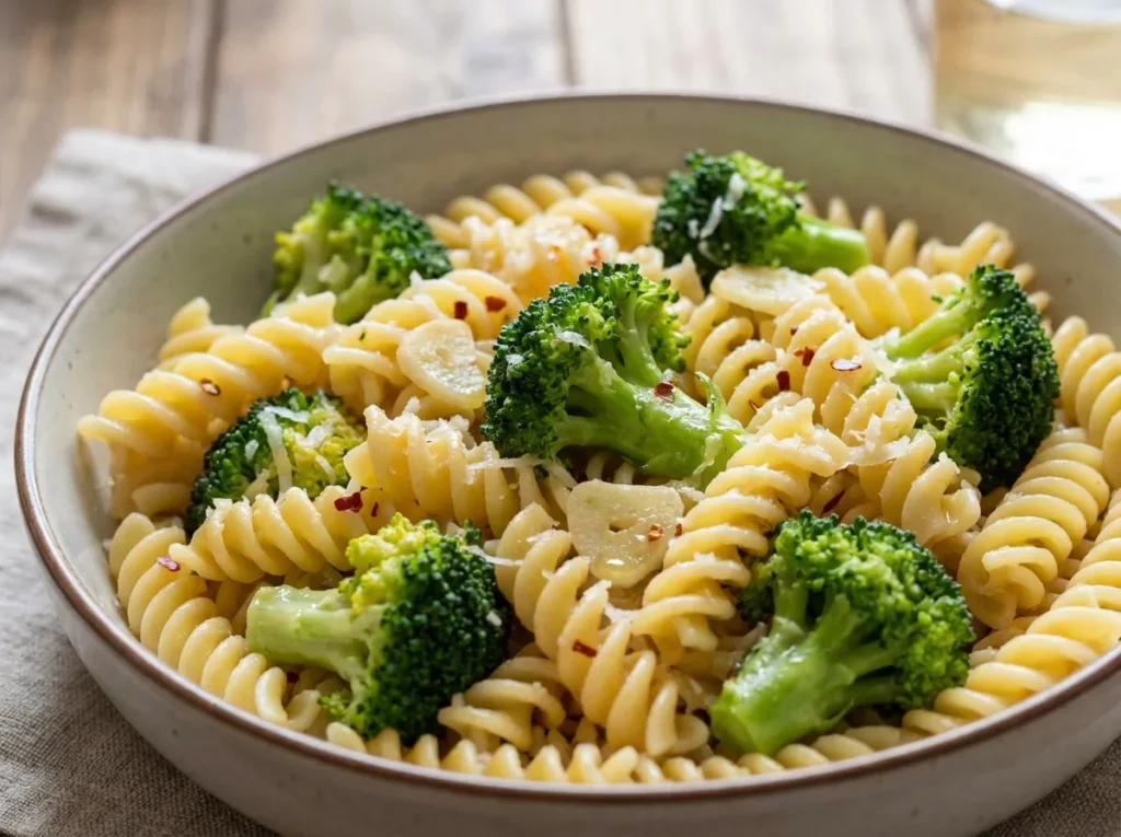 Macarrão com Brócolis Fácil