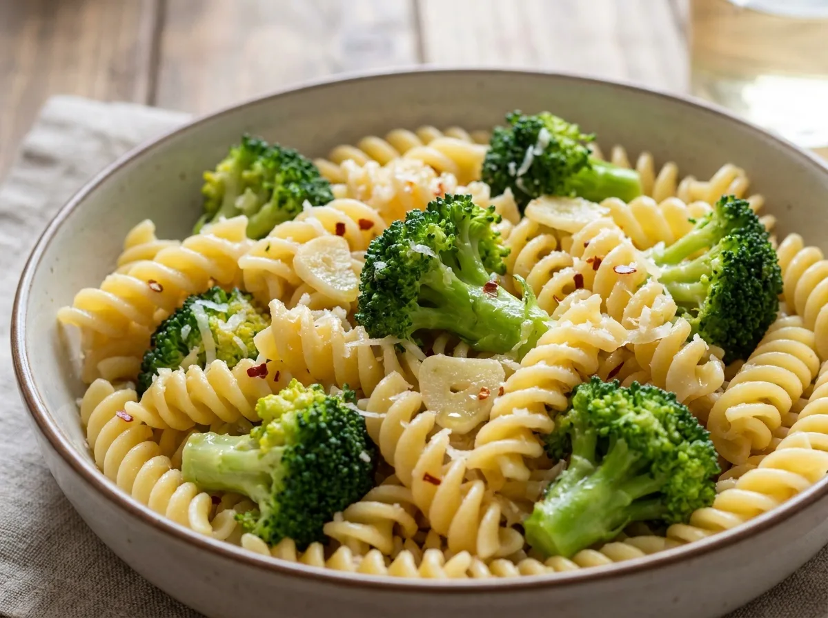 Macarrão com Brócolis Fácil