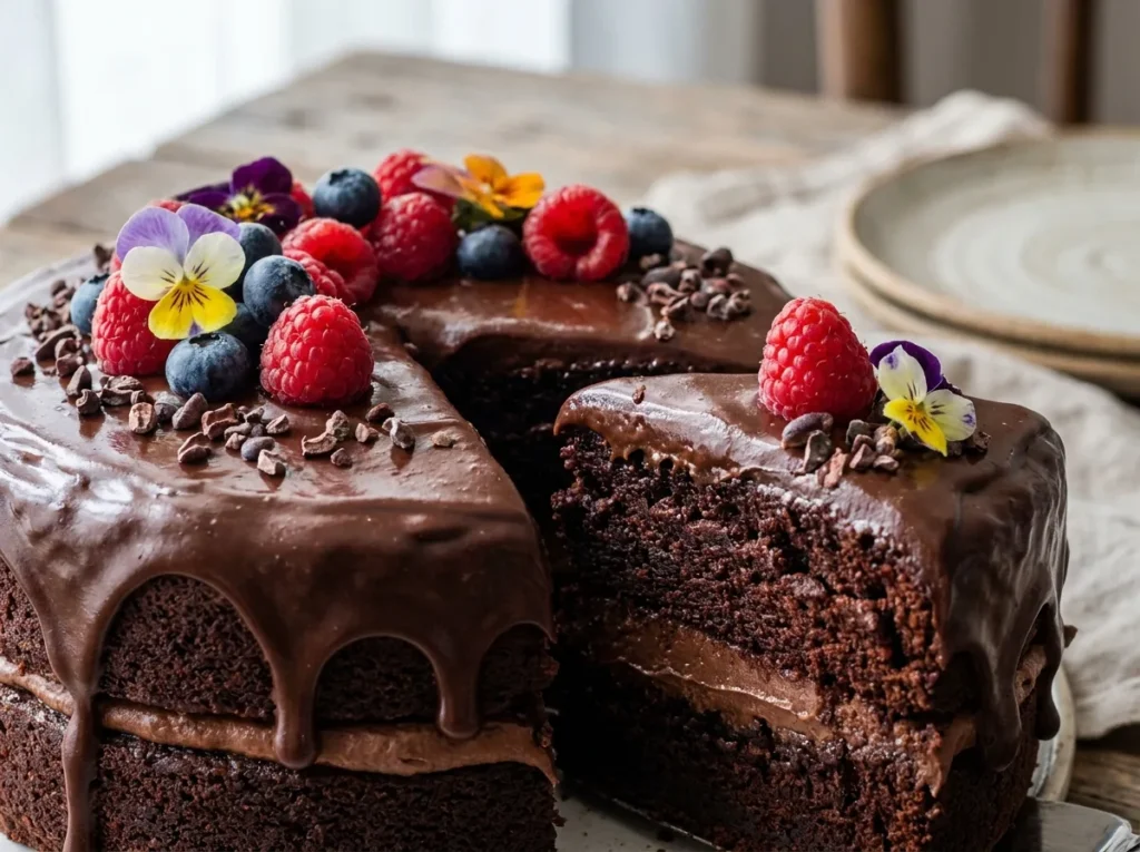 Bolo de Chocolate Vegano Nutritiva