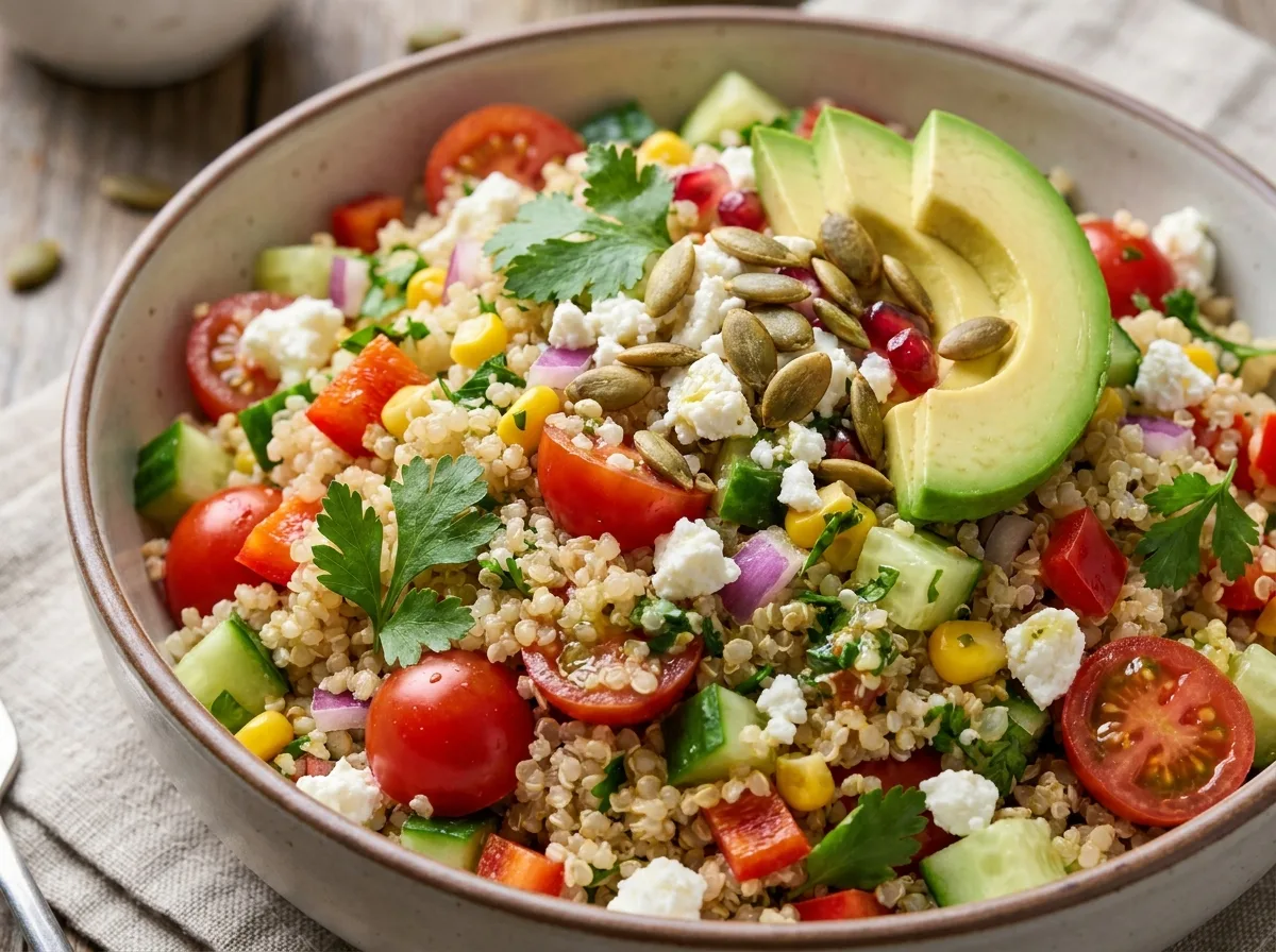 Salada de Quinoa Nutritiva