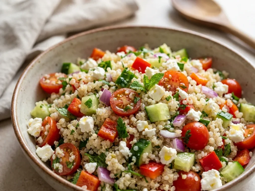 Salada de Quinoa para o Dia a Dia