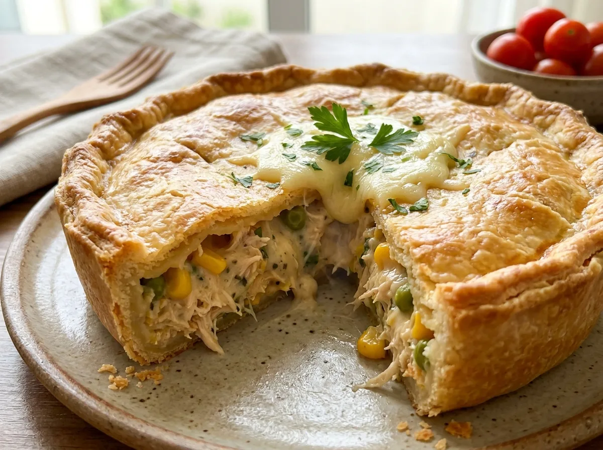 Torta de Frango sem Glúten Fácil