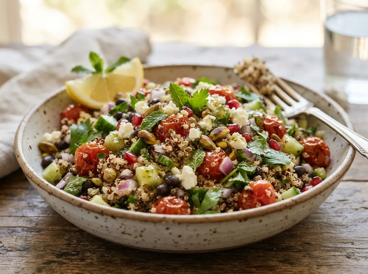 Salada de Quinoa Leve
