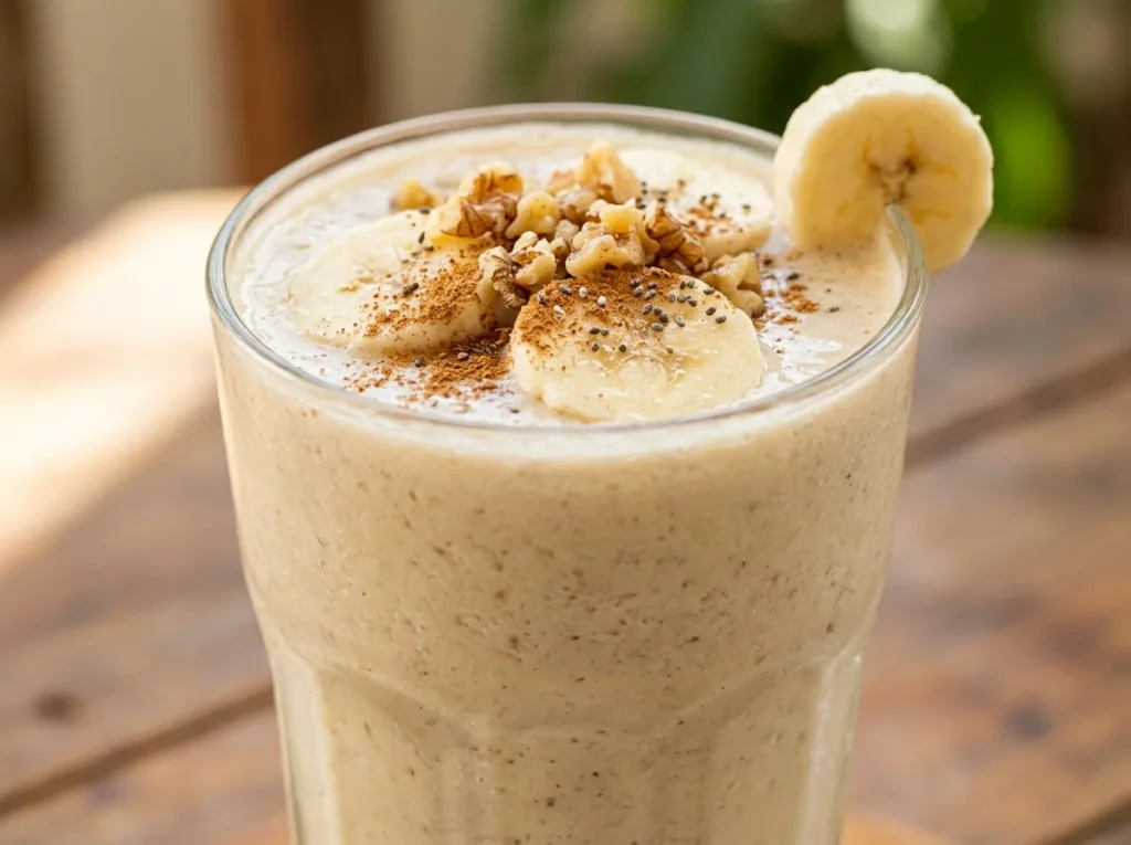 Vitamina de Banana sem Açúcar Refinado