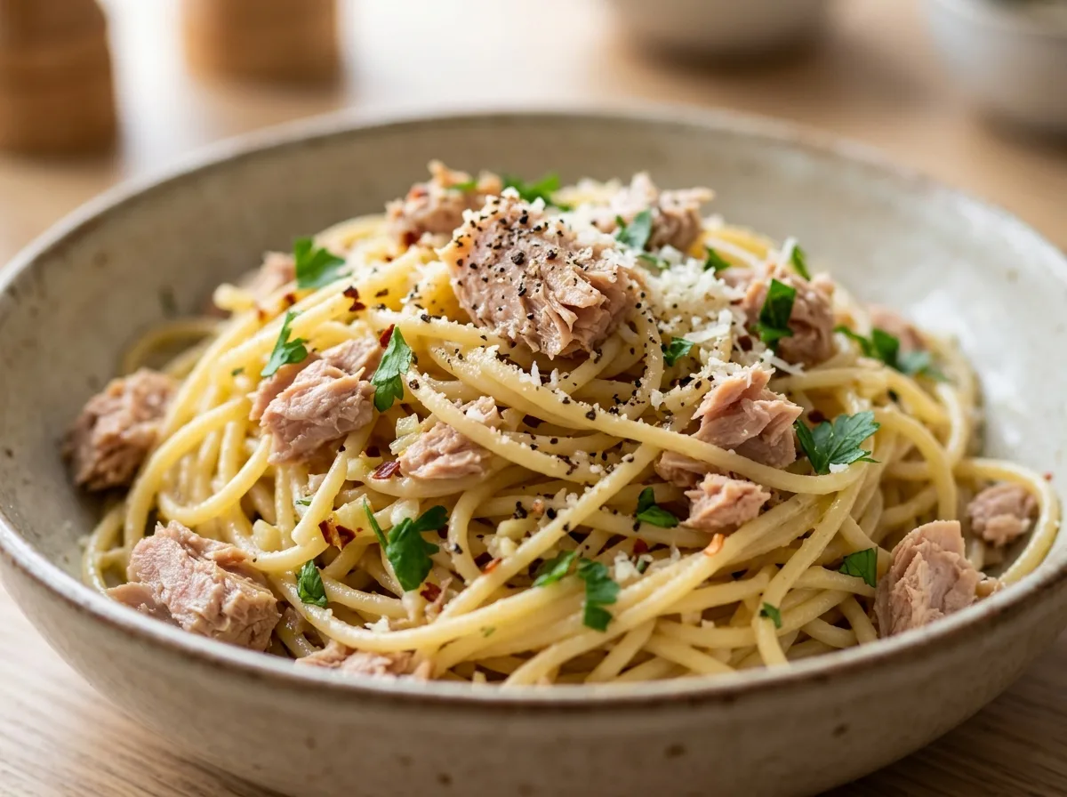 Macarrão com Atum de 10 Minutos