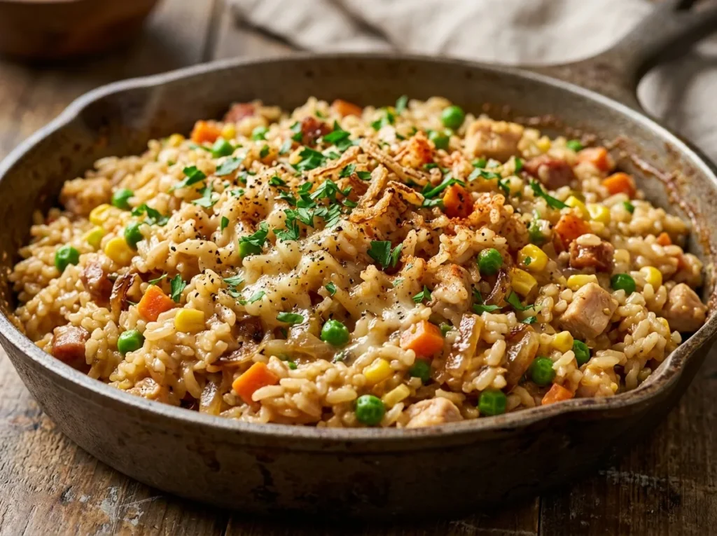Arroz de Frigideira de 10 Minutos