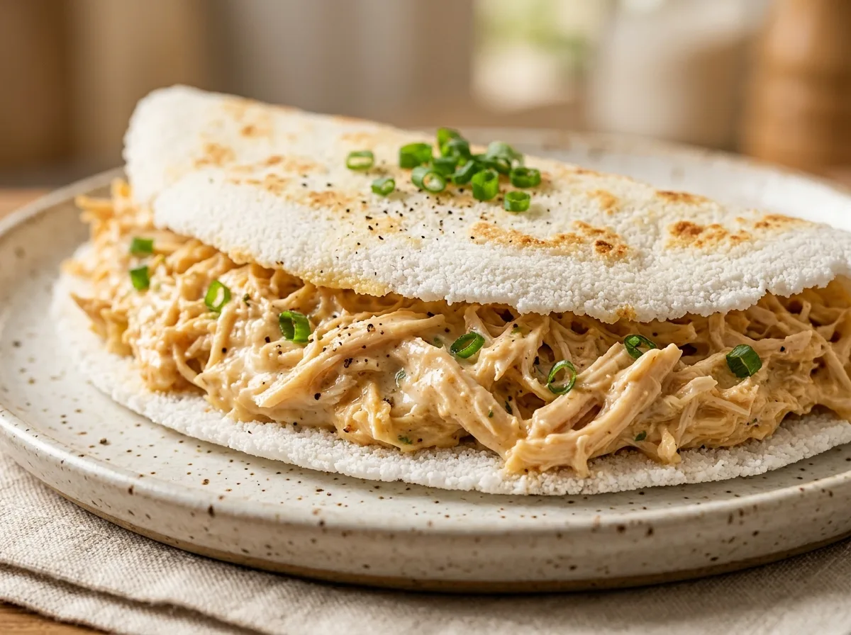 Tapioca de Frango com Poucos Ingredientes
