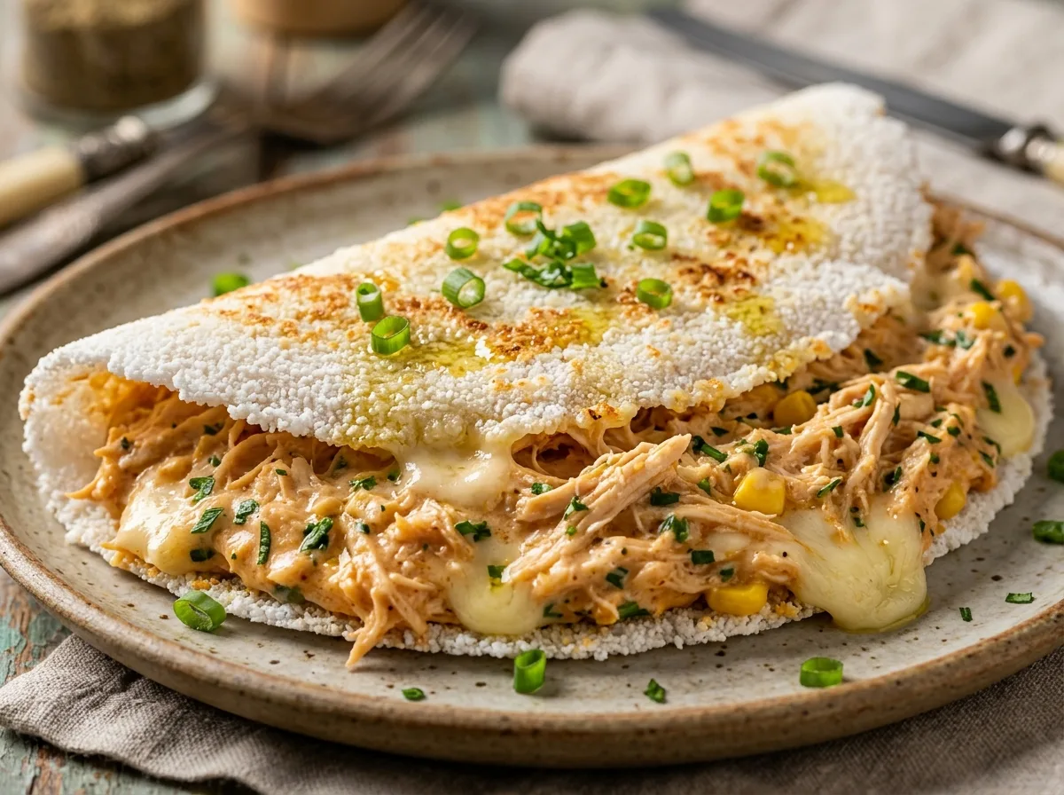 Tapioca de Frango em Uma Panela Só