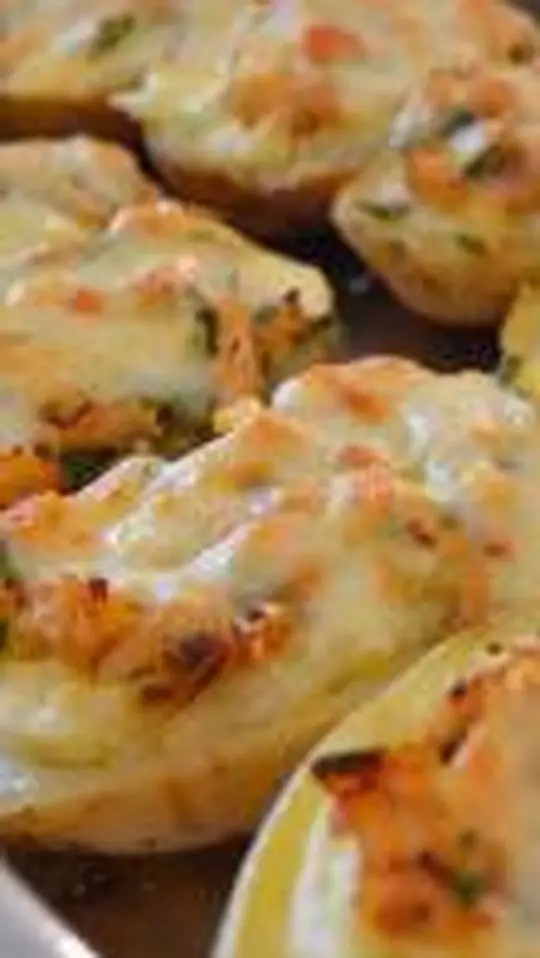 Batata Recheada e Gratinada