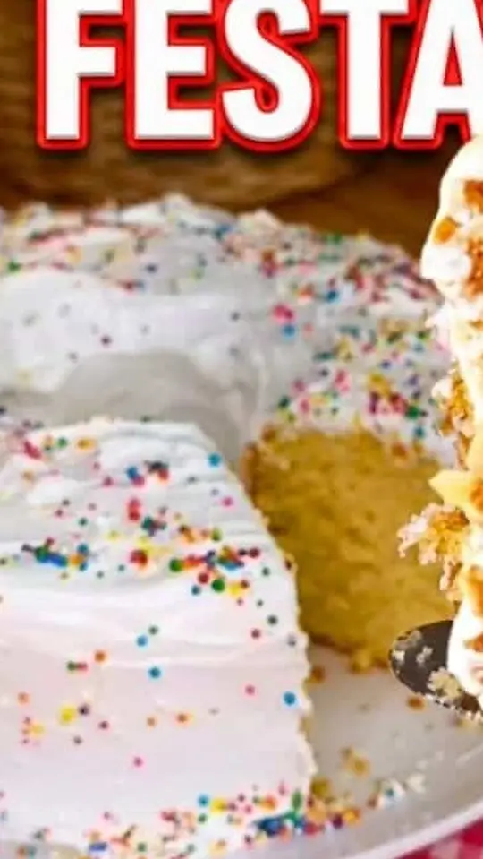 Bolo de Festa Tradicional dos Anos Oitenta