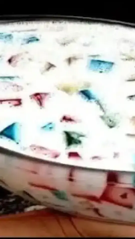 Gelatina Colorida em Mosaico