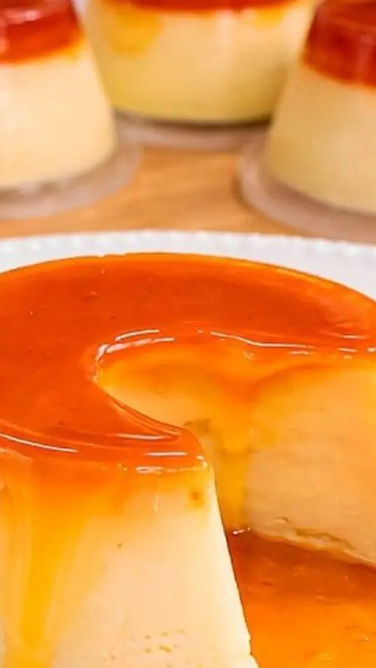 Mini pudim de leite condensado super cremoso