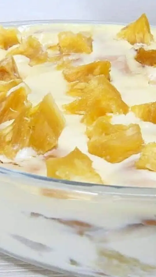 Pavê de Abacaxi Delicioso