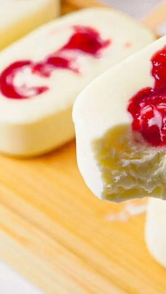 Picolé Caseiro Sabor Cheesecake Cremoso